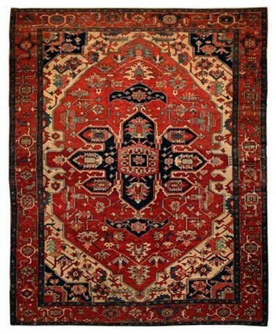 Antique Serapi Rug
