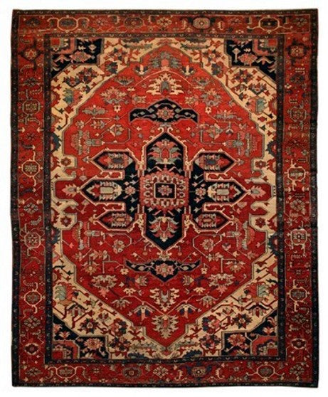 Antique Serapi Rug