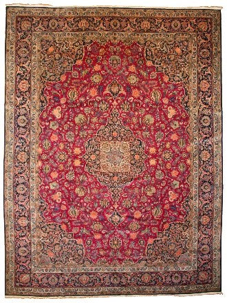 Mid 20th Century Spectacular Persian Kashan