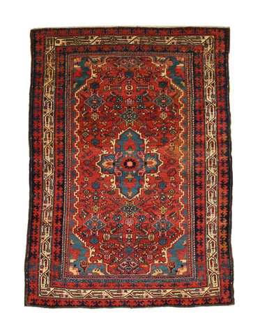 Antique Hamadan Zaghen Rug