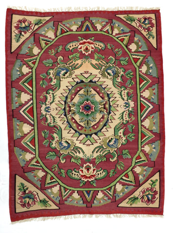 Vintage Bessarabian Kilim