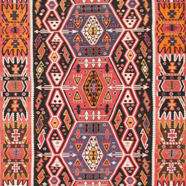 Semi-Antique Shirvan Kilim