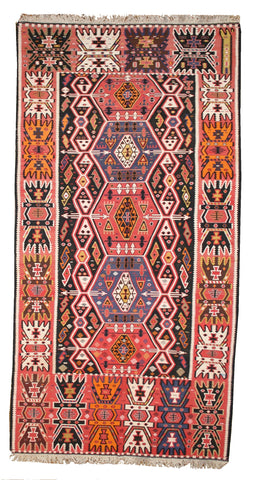 Semi-Antique Shirvan Kilim