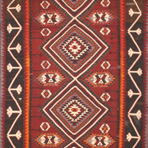 Large Semi-Antique Shirvan Kilim