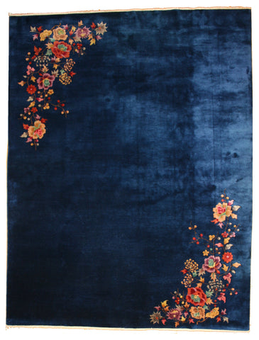 Antique Chinese Art  Deco Rug
