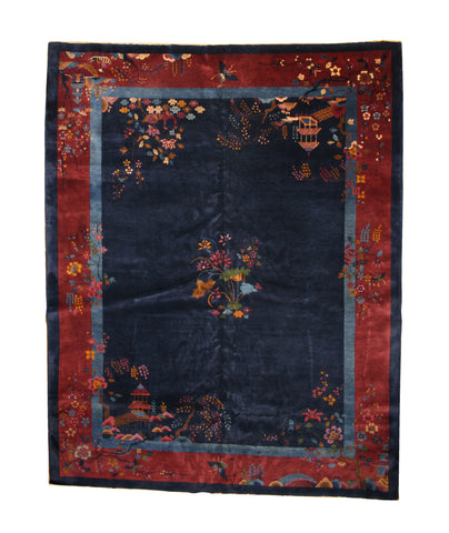 Large Antique Chinese Art Deco