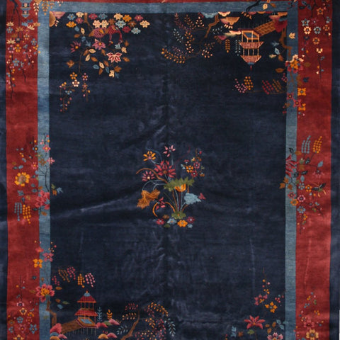 Large Antique Chinese Art Deco