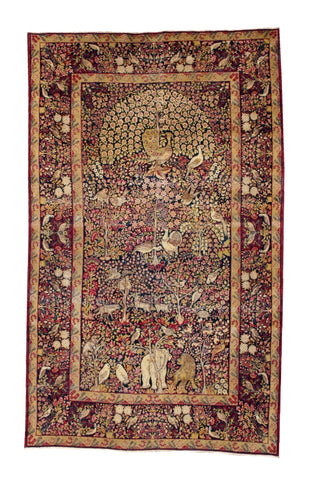 Antique Kermanshah Pictorial Lavar