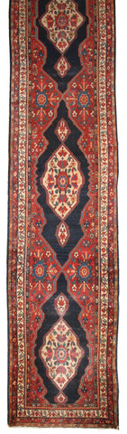 Artistic Antique Tribal Runner