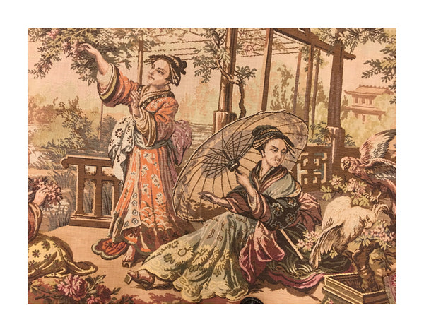 Vintage Pictorial Tapestry