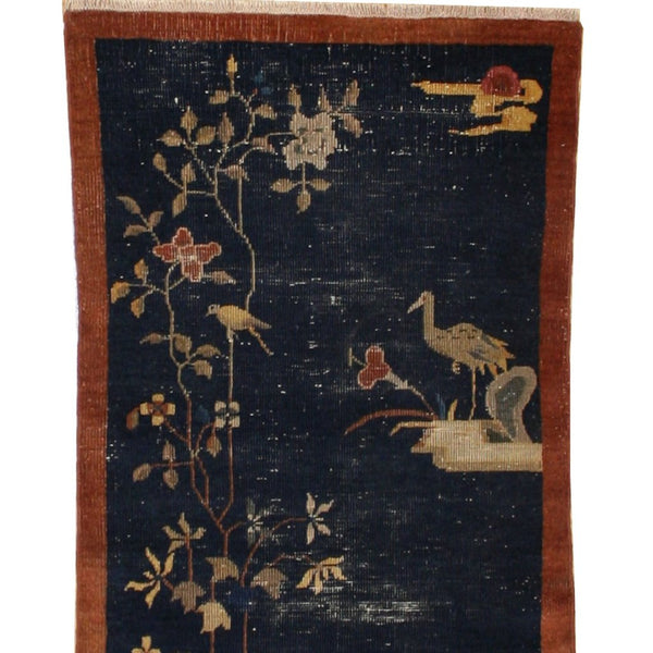 Antique Scenic Chinese Rug